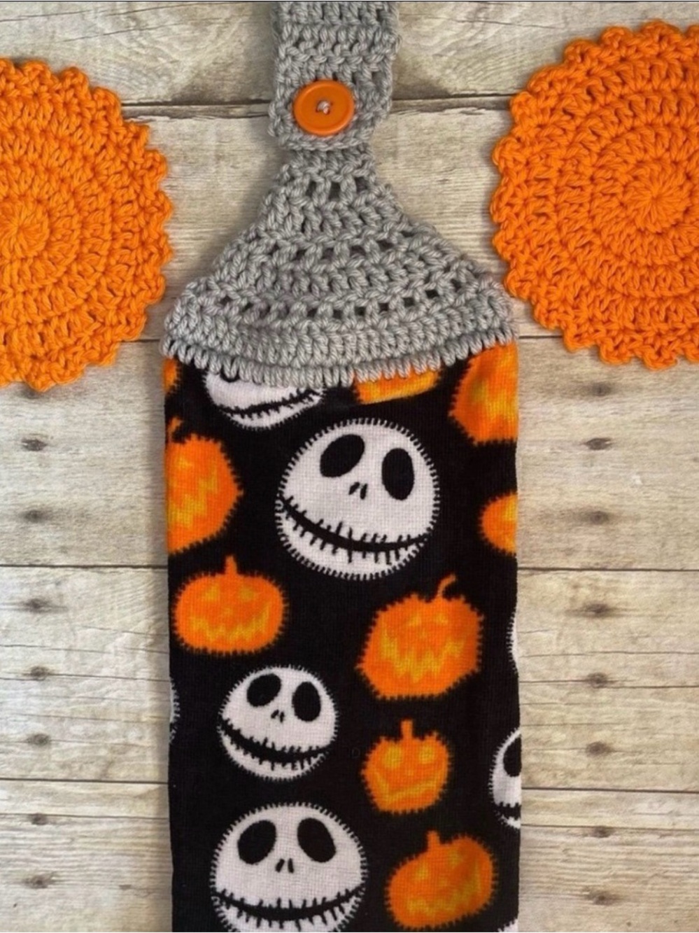 7 Piece Bundle Halloween Kitchen & More Black & Orange - Picture 10 of 15